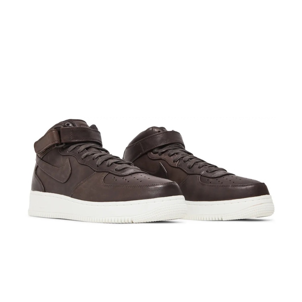 Men's High-Top Athletic Sneakers in Dark Brown